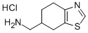 4,5,6,7-Tetrahydro-6-benzothiazolemethanamine hydrochloride Structure
