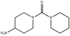 1-(1-piperidinylcarbonyl)-4-piperidinamine(SALTDATA: HCl) Structure