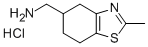 5-Benzothiazolemethanamine, 4,5,6,7-tetrahydro-2-methyl-, hydrochlorid e Structure