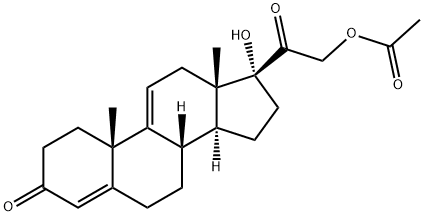 アネコルタブ酢酸エステル 化学構造式