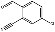 5-氯-2-甲酰基苯甲腈 结构式