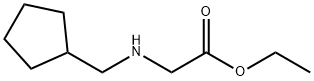 Glycine, N-(cyclopentylmethyl)-, ethyl ester (9CI) 结构式