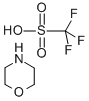 トリフルオロメタンスルホン酸N-モルホリニウム 化学構造式