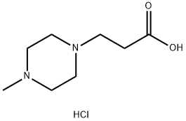 4-甲基-1-哌嗪丙酸盐酸盐,775349-40-1,结构式