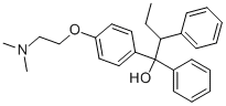 1-[4-(2-DIMETHYLAMINO-ETHOXY)PHENYL]-1,2-DIPHENYL-1-BUTANOL Struktur
