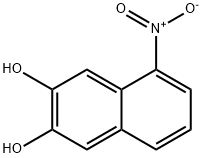 5-硝基-2,3-萘二酚 结构式