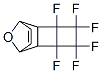3,4,4,5,5,6-Hexafluoro-11-oxatetracyclo[6.2.1.02,7.03,6]undec-9-ene 结构式