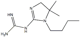 Guanidine, (1-butyl-4,5-dihydro-5,5-dimethyl-1H-imidazol-2-yl)- (9CI) Structure