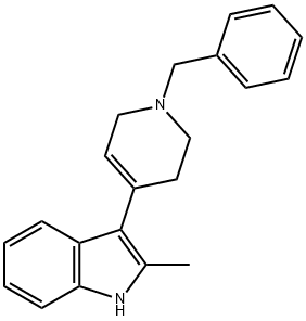 3-(1-BENZYL-1,2,3,6-TETRAHYDRO-PYRIDIN-4-YL)-2-METHYL-1H-INDOLE Structure