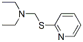 Ethanamine, N-ethyl-N-[(2-pyridinylthio)methyl]- (9CI) Struktur