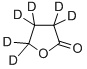 GAMMA-BUTYROLACTONE-D6 Structure