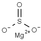 Magnesium sulfite 化学構造式