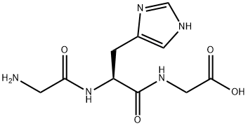 N-(Nα-グリシル-L-ヒスチジル)グリシン 化学構造式