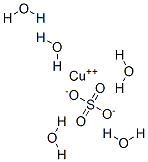 五水合硫酸铜,7758-99-8,结构式