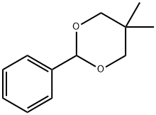 5,5-ジメチル-2-フェニル-1,3-ジオキサン 化学構造式