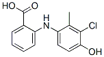 N-(3-chloro-4-hydroxy-2-methylphenyl)anthranilic acid 结构式