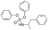 N-(1-Methyl-2-phenylethyl)amidophosphoric acid diphenyl ester Struktur
