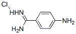 4-氨基苯甲脒盐酸盐, 7761-72-0, 结构式