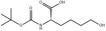 BOC-L-6-HYDROXYNORLEUCINE Structure