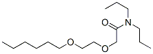2-[2-(Hexyloxy)ethoxy]-N,N-dipropylacetamide 结构式