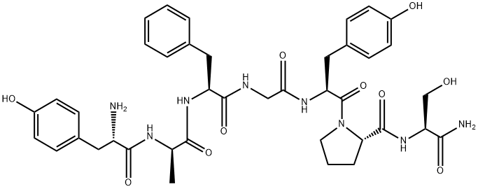 皮啡肽 结构式