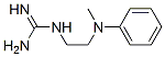1-[2-(メチルフェニルアミノ)エチル]グアニジン 化学構造式