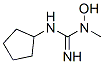 Guanidine, N-cyclopentyl-N-hydroxy-N-methyl- (9CI) Structure