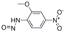 Benzenamine, 2-methoxy-4-nitro-N-nitroso- (9CI) Struktur