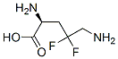 Ornithine, 4,4-difluoro- (9CI) Structure