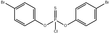 O,O-Di(4-bromophenyl)thiophosphoryl chloride 化学構造式