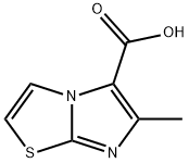 6-METHYLIMIDAZO[2,1-B][1,3]THIAZOLE-5-CARBOXYLIC ACID Struktur