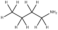 N‐ブチル‐D9‐アミン 化学構造式