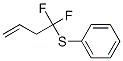 Benzene, [(1,1-difluoro-3-butenyl)thio]- (9CI) 化学構造式