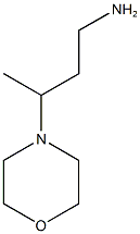 4-Morpholinepropanamine,gamma-methyl-(9CI) Struktur