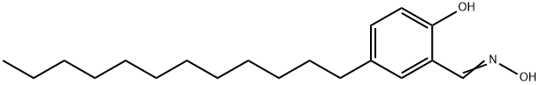 5-dodecyl-2-hydroxybenzaldehyde oxime Struktur