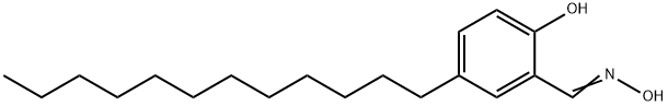 5-dodecyl-2-hydroxybenzaldehyde oxime Structure