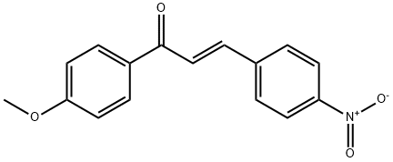 (E)-1-(4-Methoxyphenyl)-3-(4-nitrophenyl)-2-propene-1-one 结构式