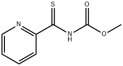 Carbamic acid, (2-pyridinylthioxomethyl)-, methyl ester (9CI) Struktur