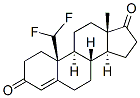 19,19-difluoroandrost-4-ene-3,17-dione Struktur