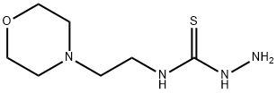 4-(2-モルホリノエチル)-3-チオセミカルバジド 化学構造式