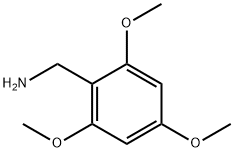 2,4,6-トリメトキシベンゼン-1-メタンアミン 化学構造式