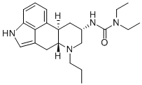 1,1-ジエチル-3-(6-プロピルエルゴリン-8α-イル)尿素 化学構造式