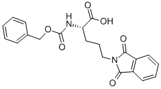 N-[(苄氧基)羰基]-5-(1,3-二氧代-1,3-二氢-2H-异吲哚-2-基)-L-正缬氨酸, 7767-00-2, 结构式