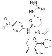 D-Ile-L-Pro-L-Arg-(4-ニトロフェニル)NH2 化学構造式