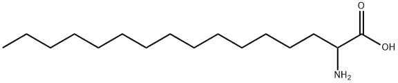 2-アミノヘキサデカン酸 化学構造式