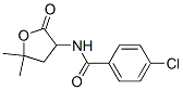 p-Chloro-N-(5,5-dimethyl-2-oxotetrahydrofuran-3-yl)benzamide Structure
