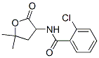 o-Chloro-N-(5,5-dimethyl-2-oxotetrahydrofuran-3-yl)benzamide Structure