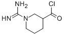3-Piperidinecarbonyl chloride, 1-(aminoiminomethyl)- (9CI) Structure