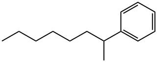 (1-Methylheptyl)benzene. Struktur