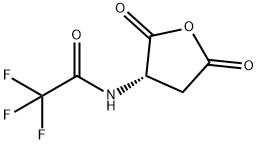 (S)-(-)-2-(TRIFLUOROACETAMIDO)SUCCINIC ANHYDRIDE Struktur
